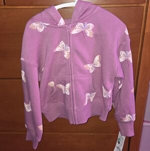 Oshkosh Size 4T Cropped Hoodie